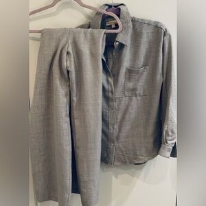 🤍 Monteau Linen-Blend Matching Set – NWT – Size XS🤍